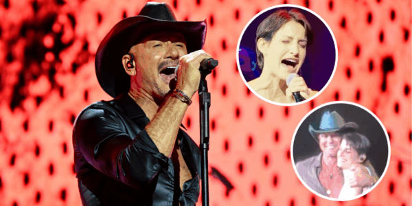 Audrey McGraw performs at her dad's recent concert.