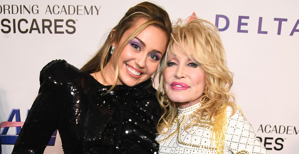 Miley Cyrus gives an update on godmother Dolly Parton