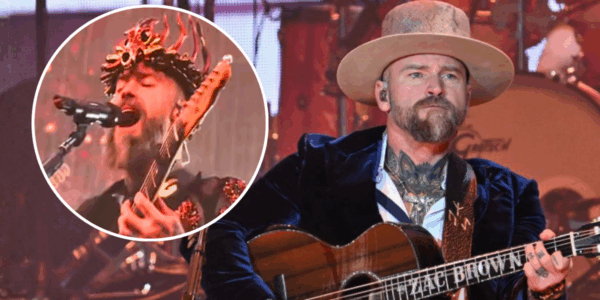 Zac Brown Band accused of using satanic imagery during their Las Vegas show.