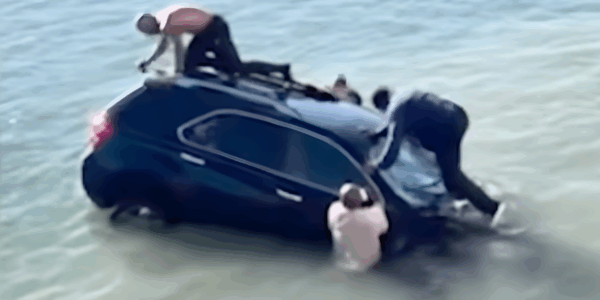 SUV Sinking