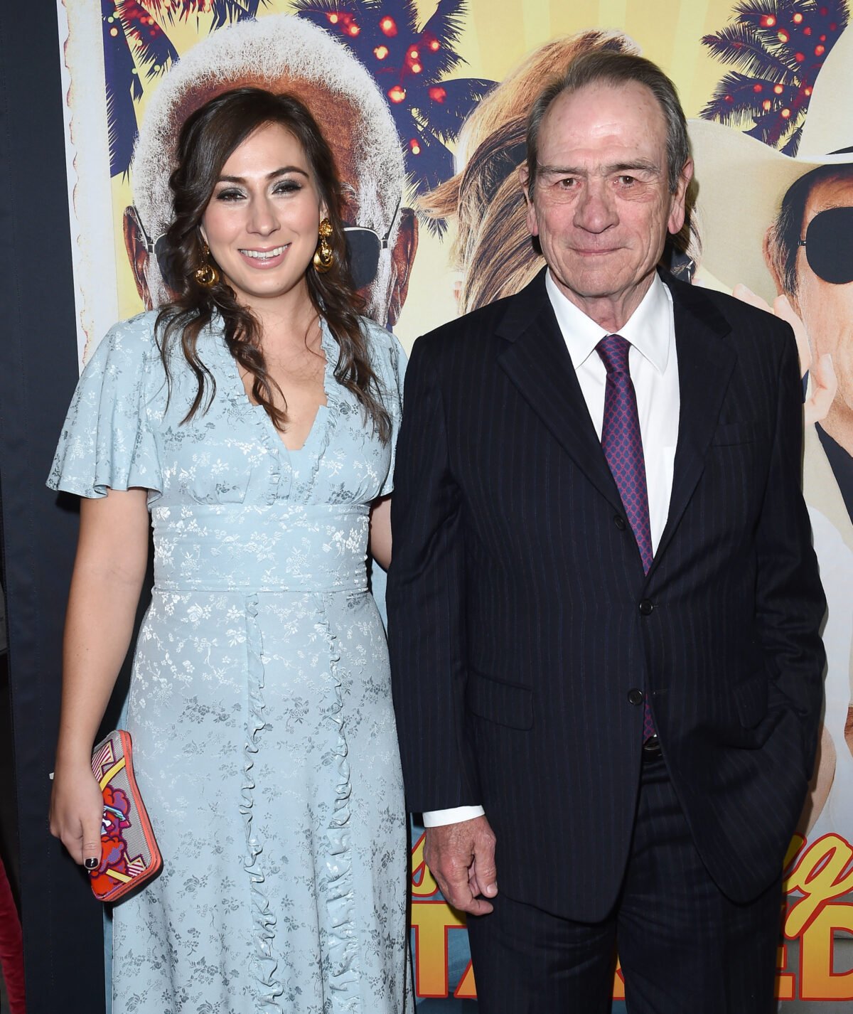 Tommy Lee Jones and daughter Victoria red carpet