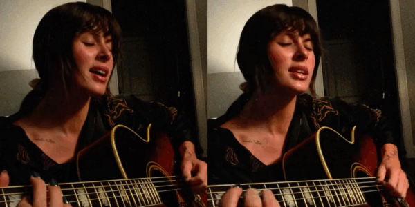 Ella Langley sings "Never Gonna Give You Up"