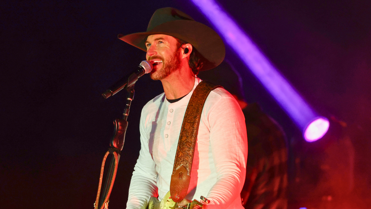 Riley Green performs