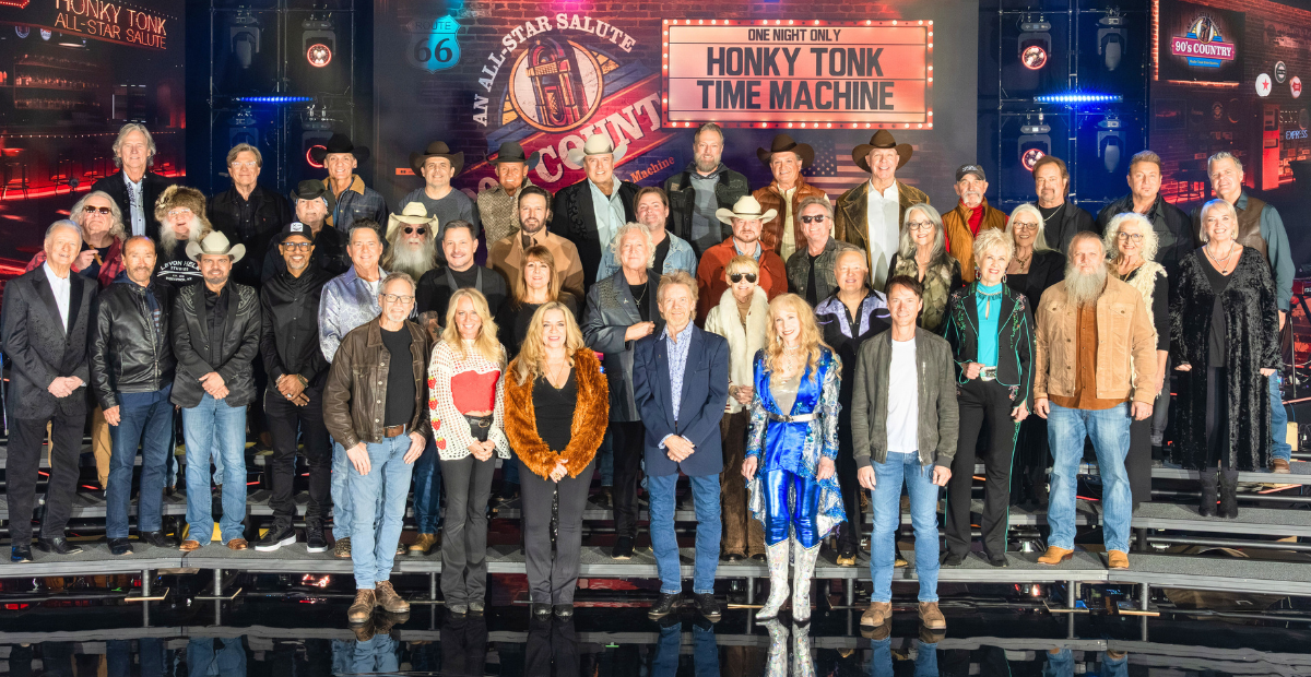 The artists who attended the '90s country concert filmed for TV