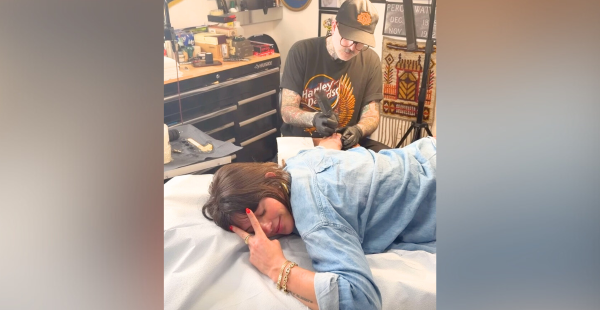 Ella Langley recently got a new tattoo