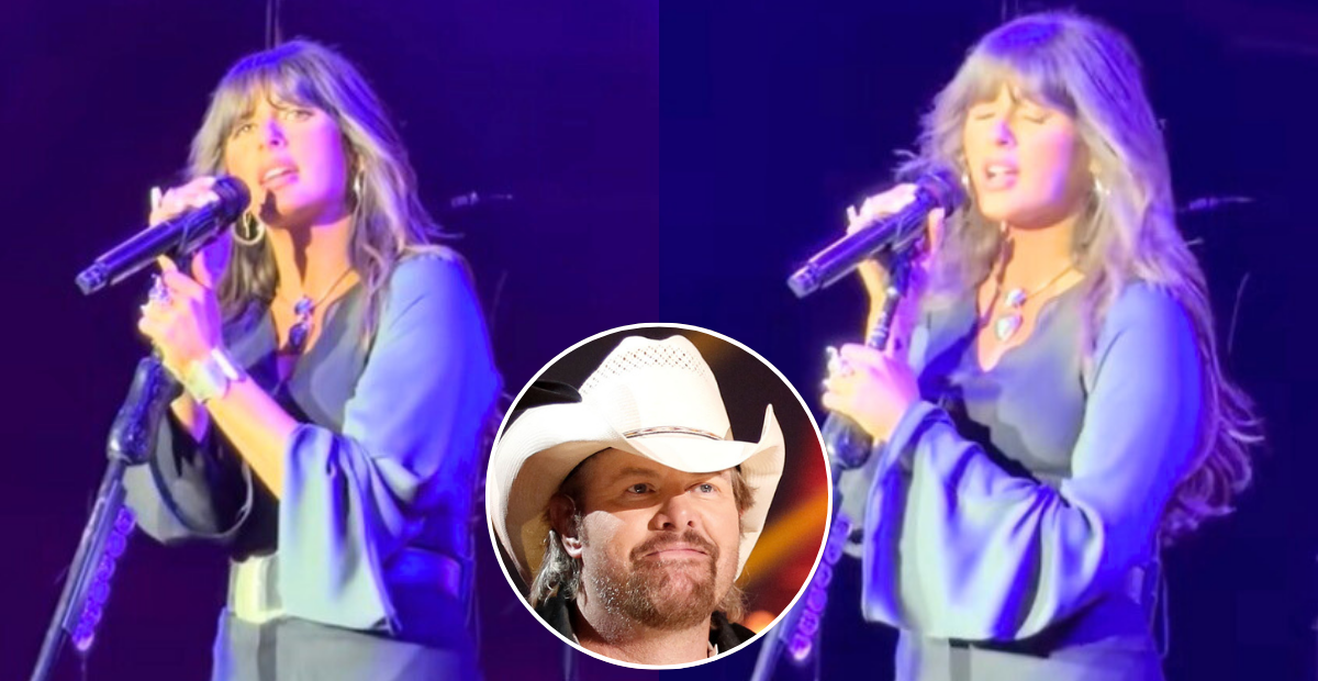 Ella Langley pays tribute to Toby Keith at live show