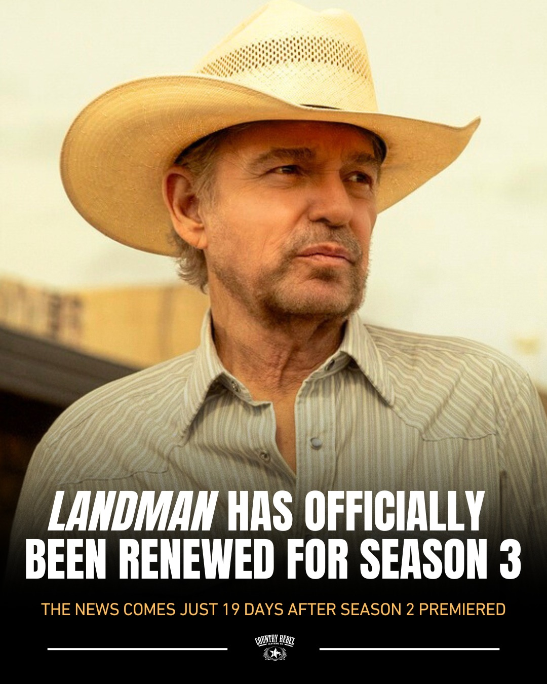 Paramount+ renews Landman on December 5, 2025 for a third season