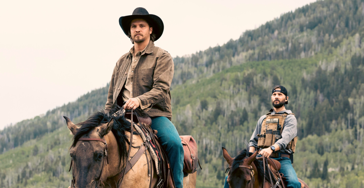 Luke Grimes as Kayce Dutton in the new Yellowstone spin-off Marshals