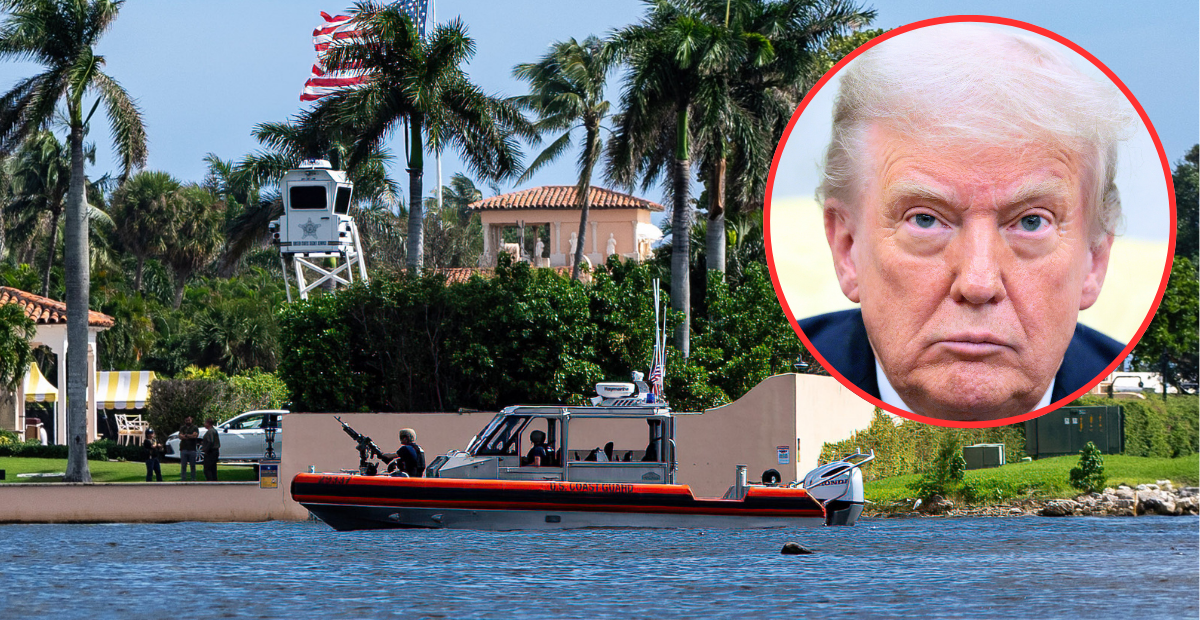 A man with a gun was shot at President Trump's mar-a-lago residence