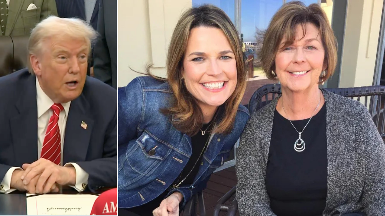 donald trump aside savannah and nancy guthrie