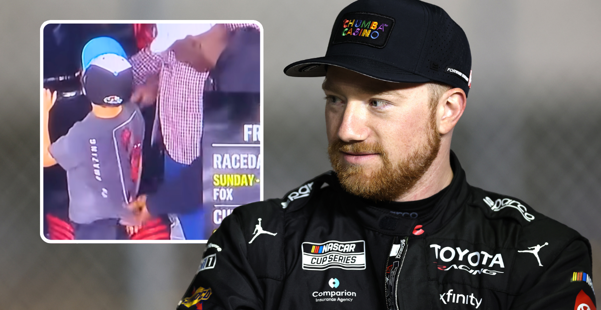 Tyler Reddick speaks out about viral video with his son and Michael Jordan