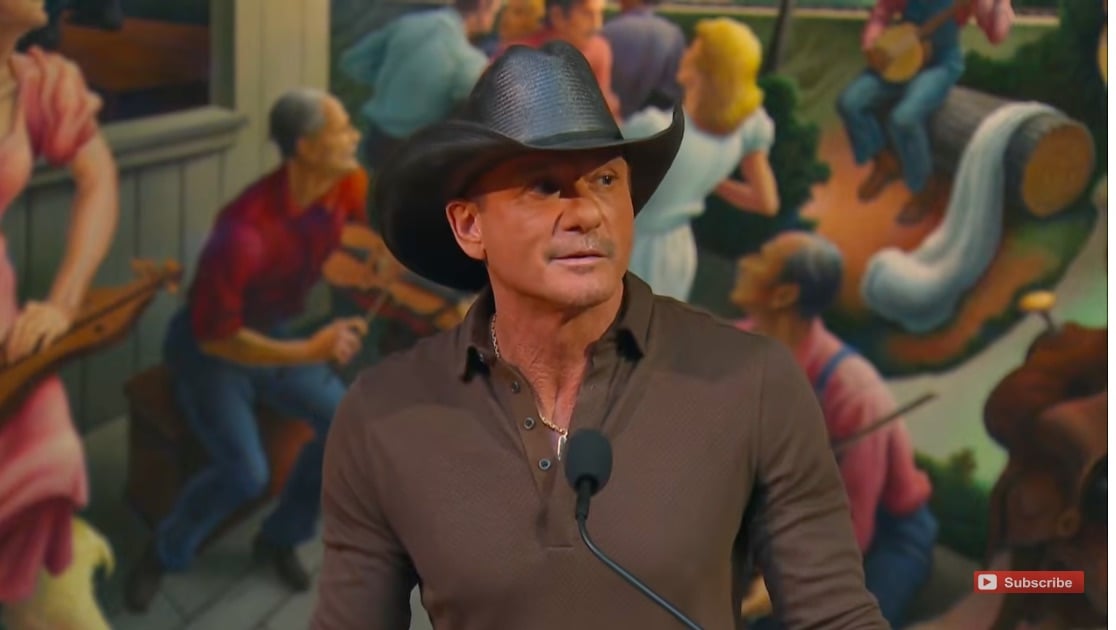 Tim McGraw country music hall of fame