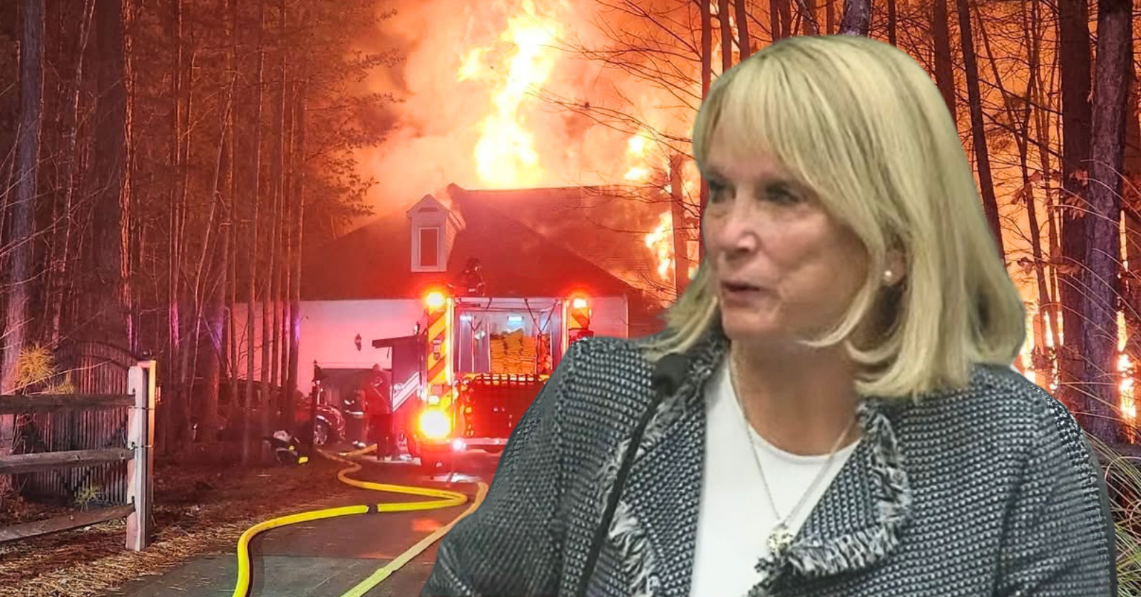 Addressing her local government, NASCAR driver Denny Hamlin's mother requested greater fire response funds following the tragic house fire she experienced.