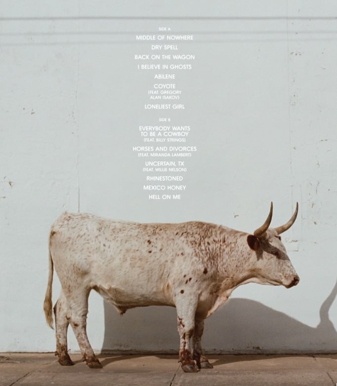 Kacey Musgraves reveals track listing for upcoming album, Middle of Nowhere