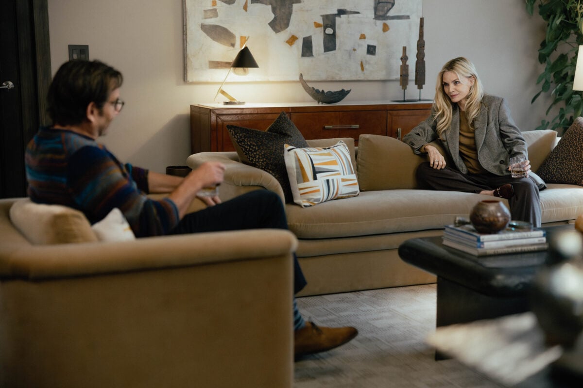 L-R: Will Arnett as Dr. Phil Yorn and Michelle Pfeiffer as Stacy Clyburn in episode 6, season 1 of the Paramount+ series The Madison.