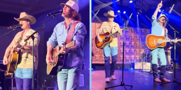 Florida Georgia Line's Tyler Hubbard and Brian Kelley deliver their first live performance together in four years