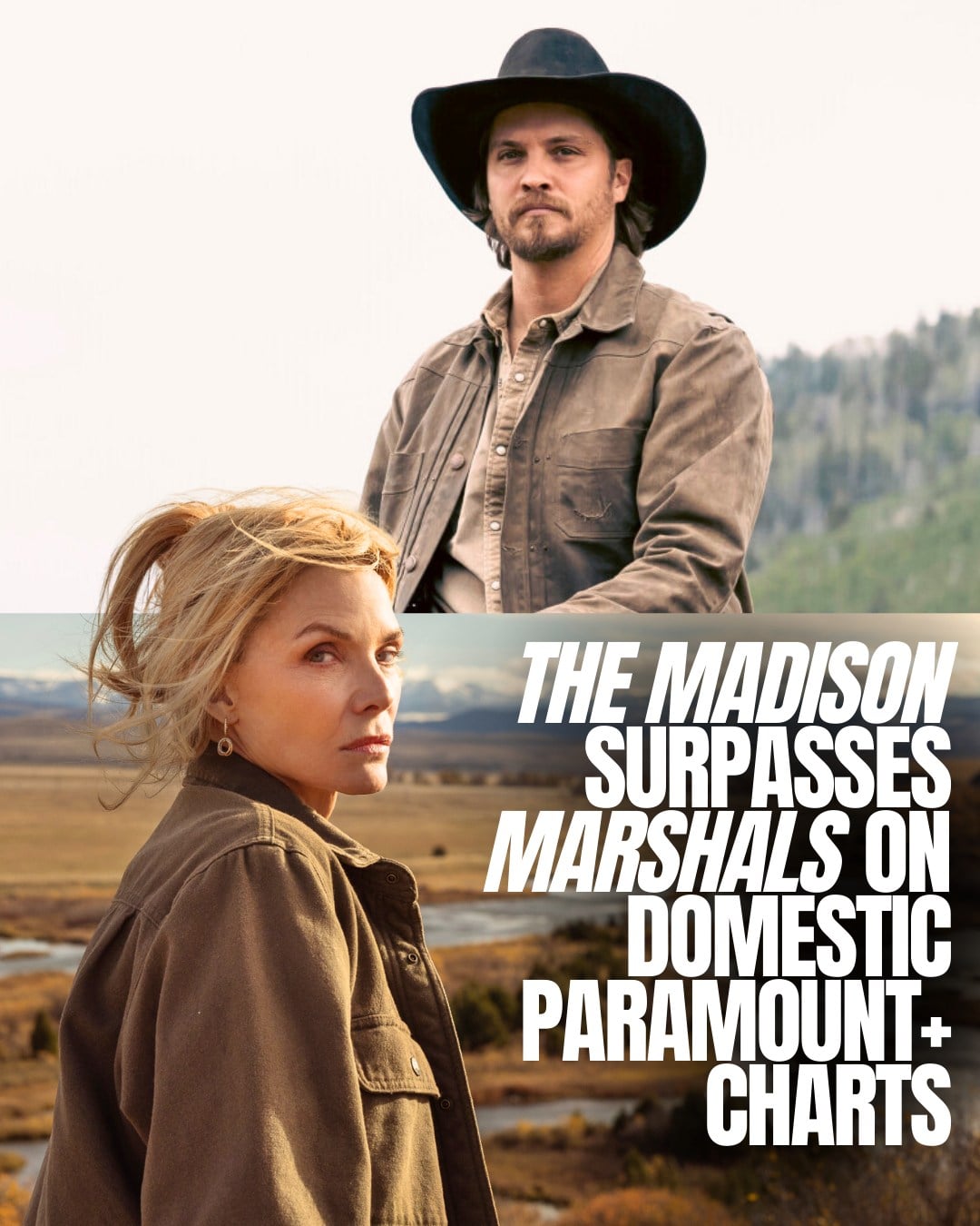 The Madison beat out Marshals on the domestic Paramount+ charts just two days after its premiere