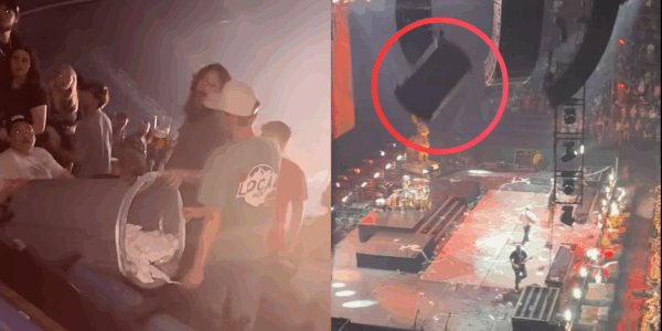 Treaty Oak Revival Fan Throws Trash Can