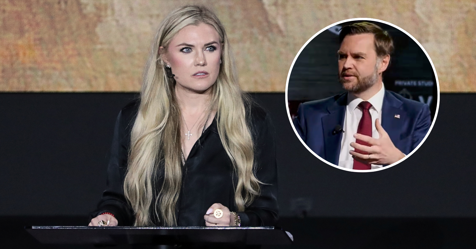 On April 14, Erika Kirk, widow of Charlie Kirk, did not attend a Turning Point USA event with Vice President JD Vance after she received "very serious threats."