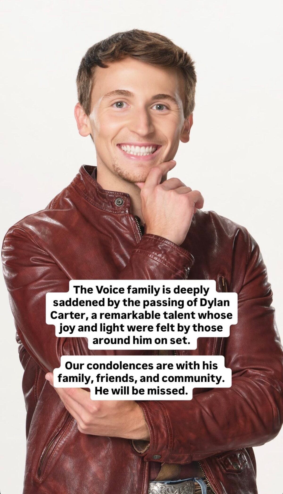 the voice statement about dylan carter 