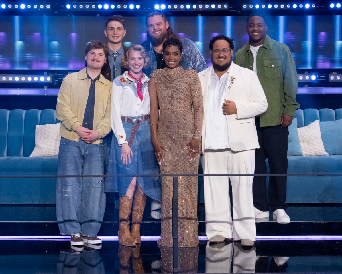 The Top 7 contestants on Season 24 of American Idol, which features judges Carrie Underwood, Luke Bryan, and Lionel Richie