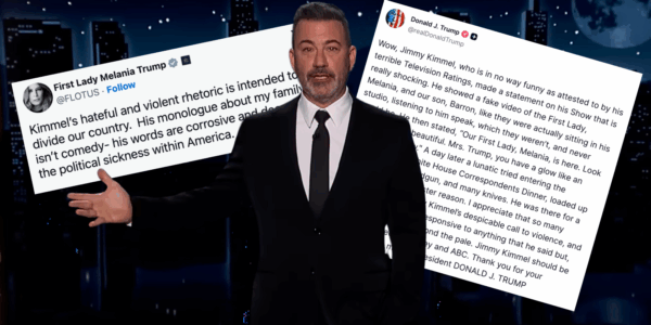 On April 27, comedian Jimmy Kimmel responded to statements issued by President Trump and First Lady Melania Trump calling for him to be fired after off-color joke.