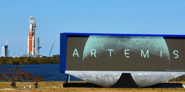 Artemis II rocket launch pending at Kennedy Space Center
