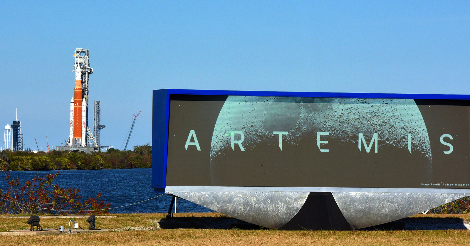 Artemis II rocket launch pending at Kennedy Space Center