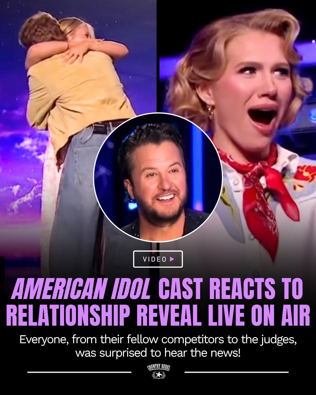 AMERICAN IDOL CAST REACTS TO BROOKS AND RAE'S RELATIONSHIP 