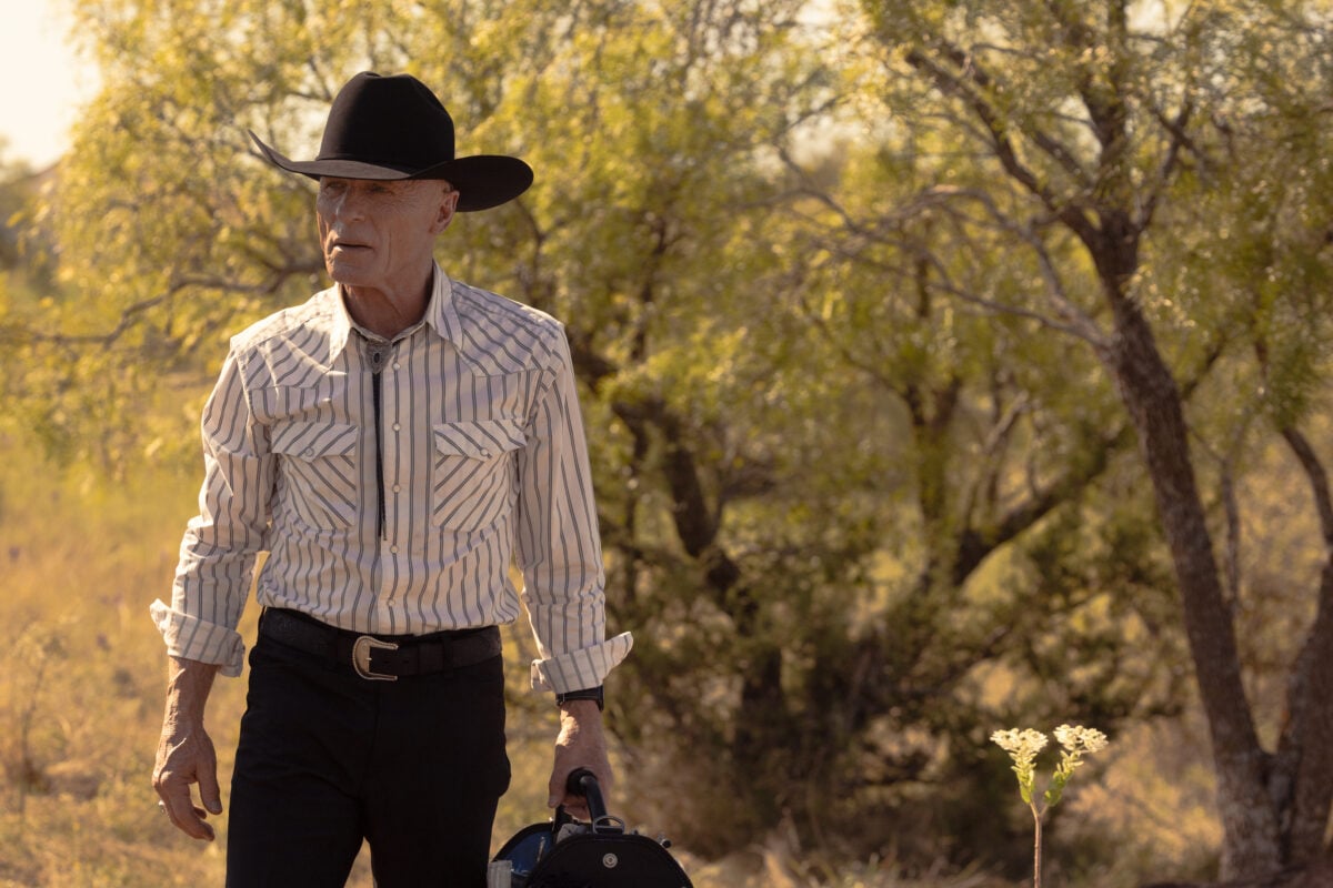 Ed Harris as Everett McKinney in Dutton Ranch, episode 3, season 1, streaming on Paramount+, 2026.