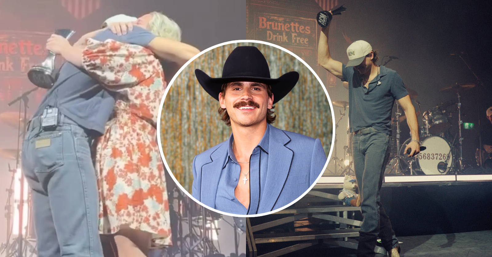 Country artist Tucker Wetmore performed at the 61st ACM Awards on May 17. Here, Tucker can be seen receiving the 2026 ACM award for New Male artist of the Year, which was presented to him by his mom on April 30 at a show in London, England.