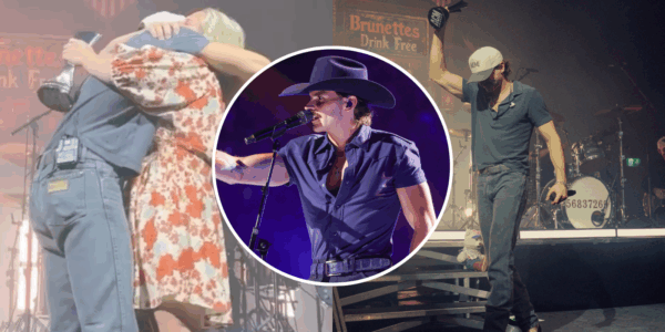 Country artist Tucker Wetmore performed at the 61st ACM Awards on May 17.