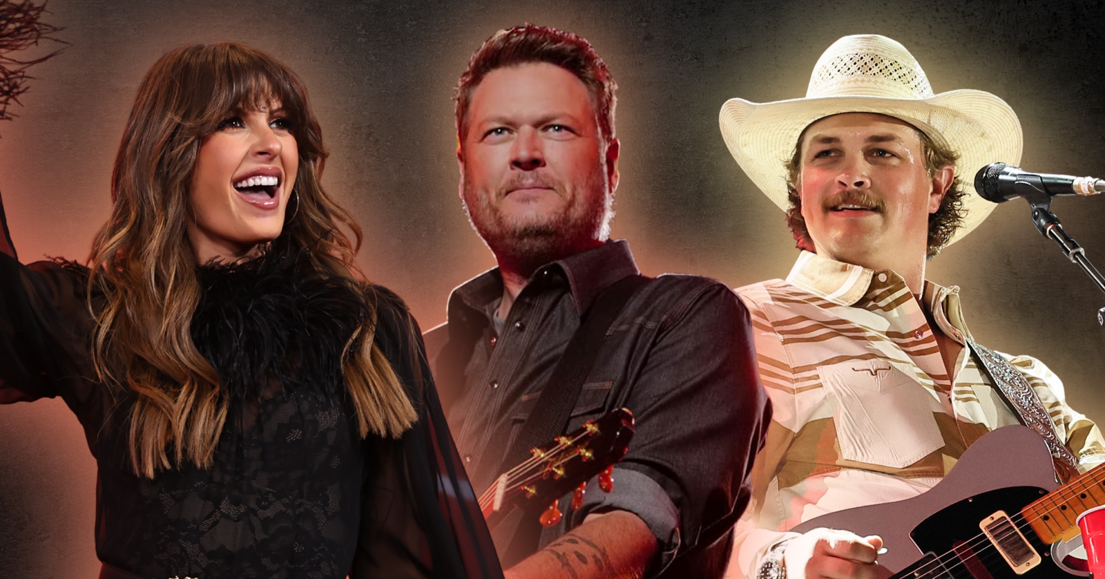 Ella Langley, Blake Shelton, and Zach Top
