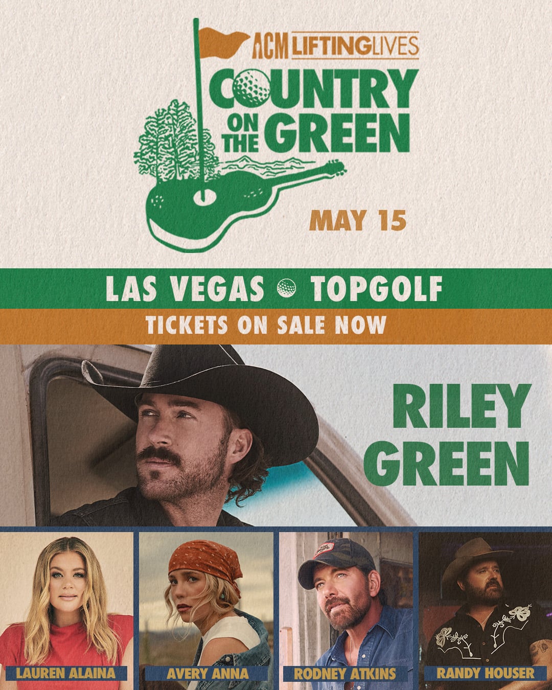 country on the green lineup