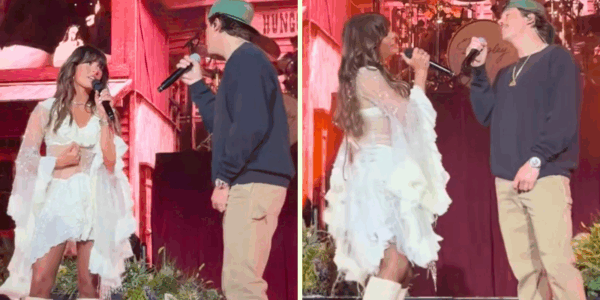 Ella Langley and Dylan Marlowe sing you look like you love me on the opening night of her Dandelion tour