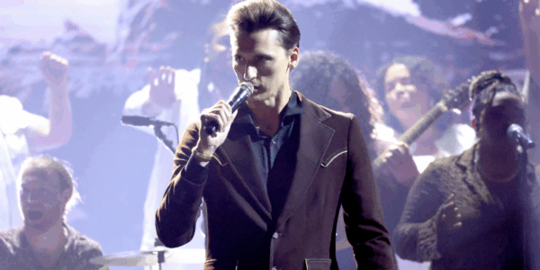 Brandon Coleman of the Red Clay Strays sings "Demons in Your Choir" during the 2026 ACM Awards in Las Vegas on May 17th.