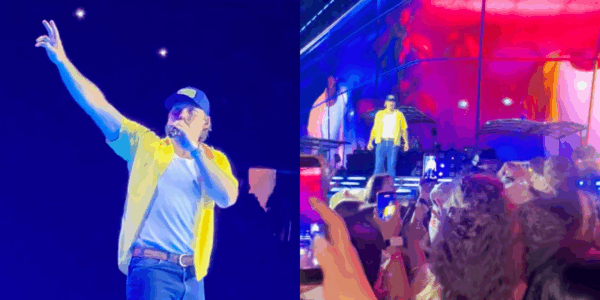 Dramatic video from Morgan Wallen's first night of shows in Denver, Colorado, captures moment he stopped performing to help an unconscious fan.