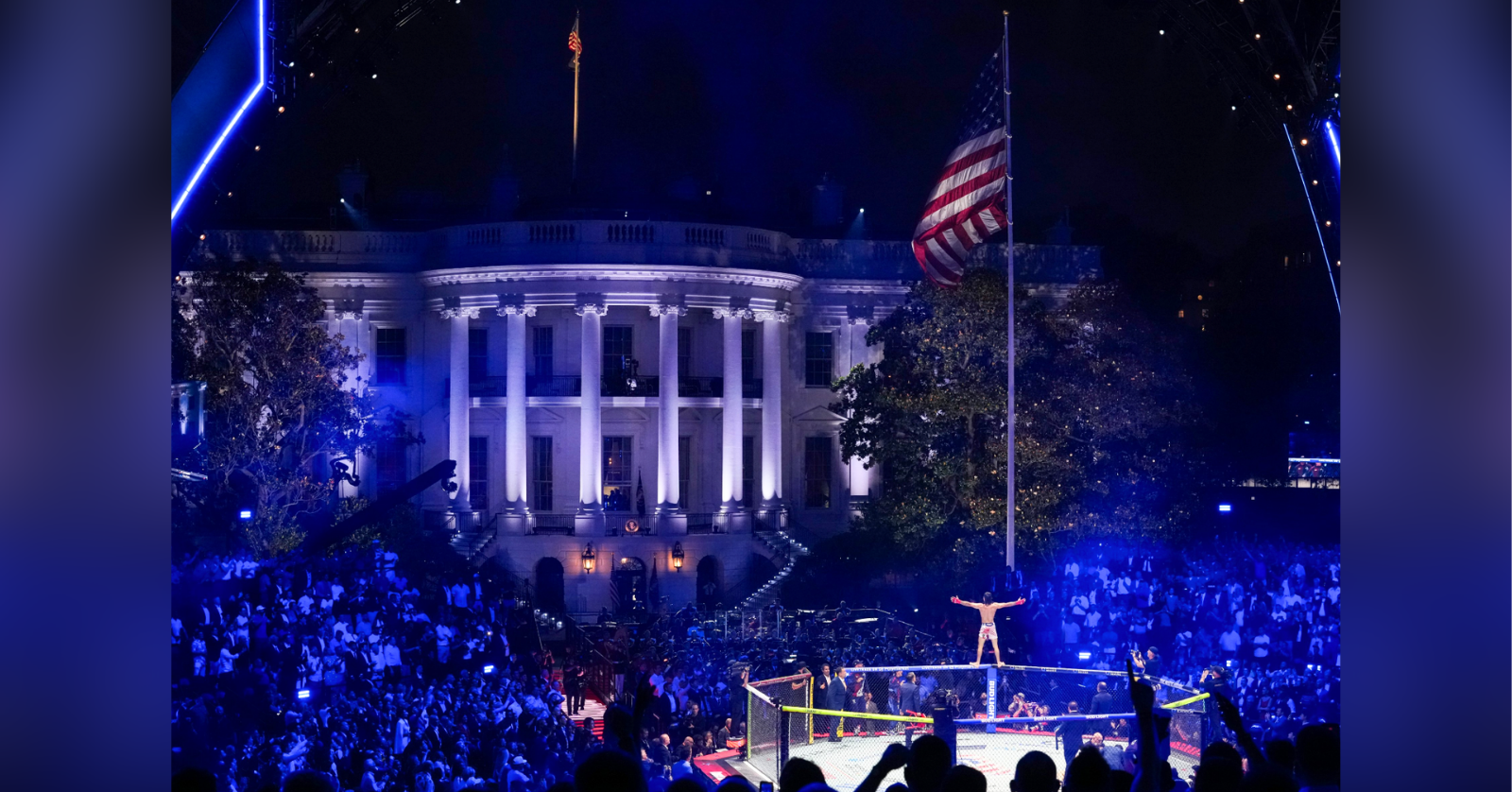 During a press conference following UFC Freedom 250 at the White House, Dana White addressed the idea of putting on future fights at the White House.