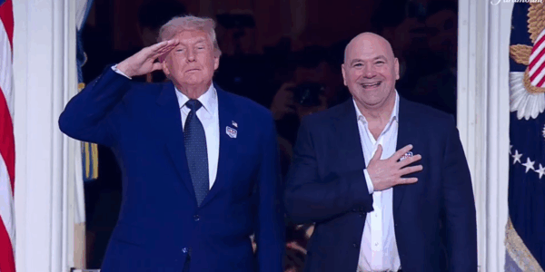 On June 14, the UFC held a fight on the South Lawn of the White House.