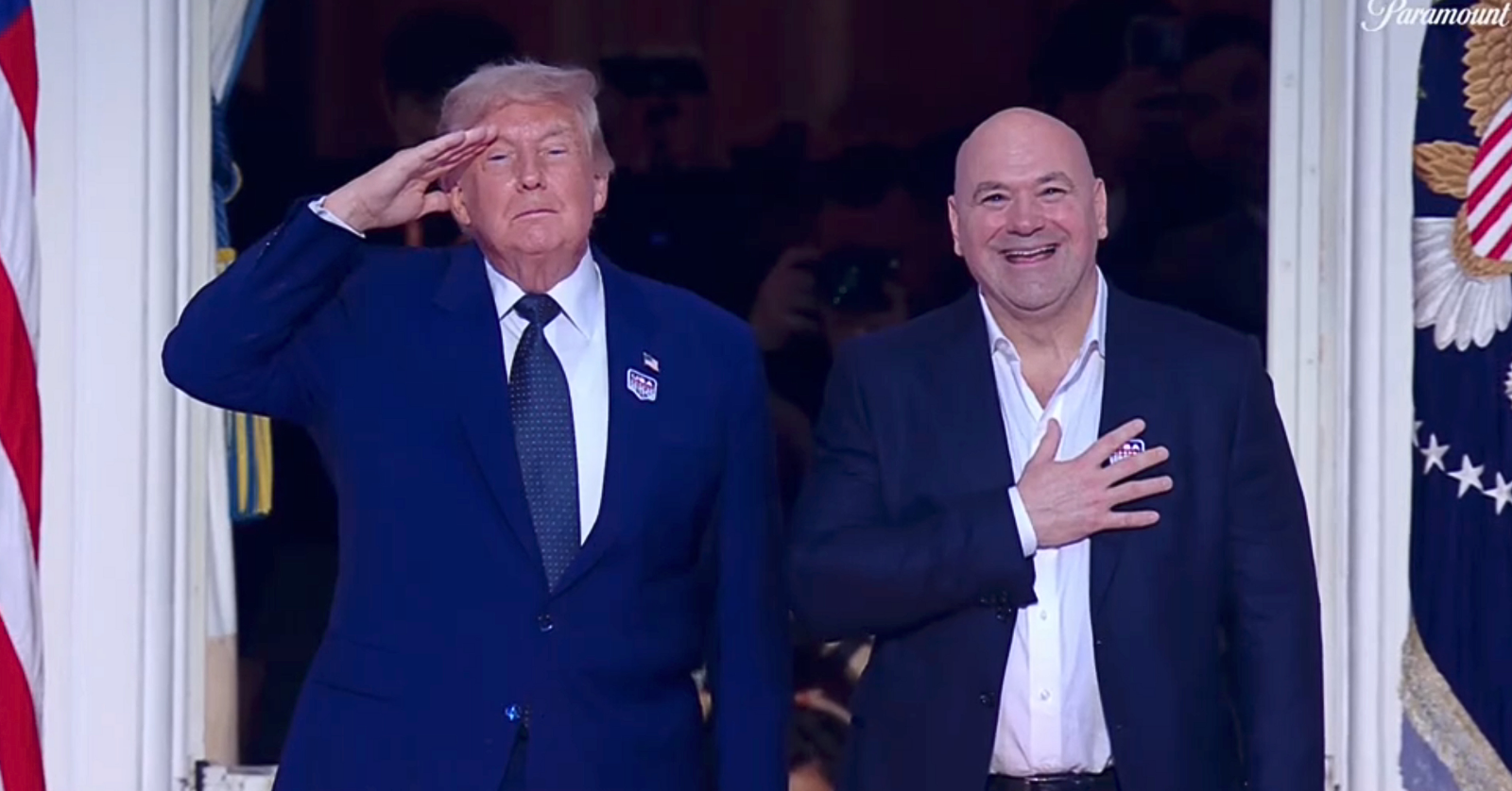On June 14, the UFC held a fight on the South Lawn of the White House.