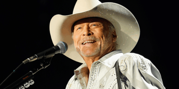 Alan Jackson onstage at his last concert, which as recorded for a live album