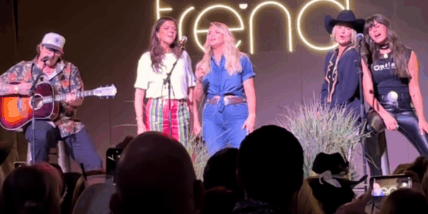 HARDY, Karen Fairchild, Miranda Lambert, Lainey Wilson, and Ella Langley united to sing "Better Man" together ahead of CMA Fest