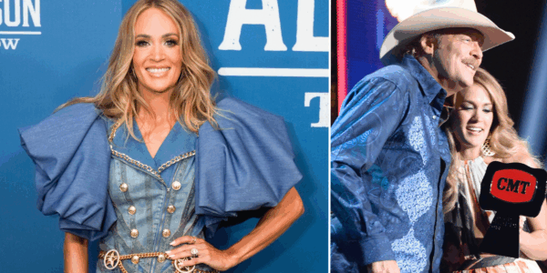 Carrie Underwood sings at Alan Jackson's final concert in Nashville