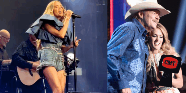 Carrie Underwood sings at Alan Jackson's final concert in Nashville