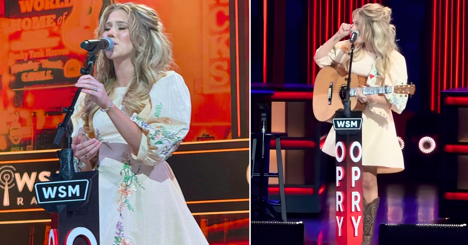 Idol" Winner Hannah Harper Fights Back Tears Upon Making Her Opry Debut