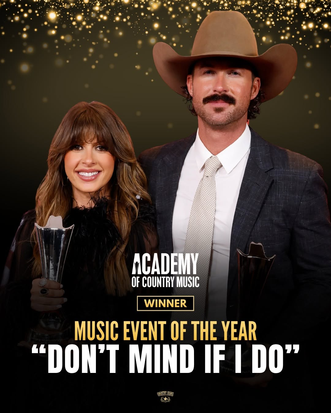 Ella Langley and Riley Green won the ACM Award for Music Event of the Year (Getty Images)