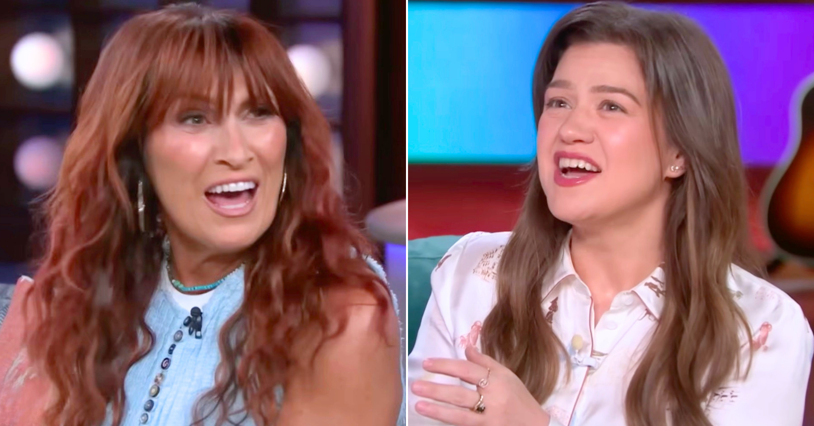 Kelly Clarkson had a compliment and surprise for Jo Dee Messina that turned into a hilarious exchange