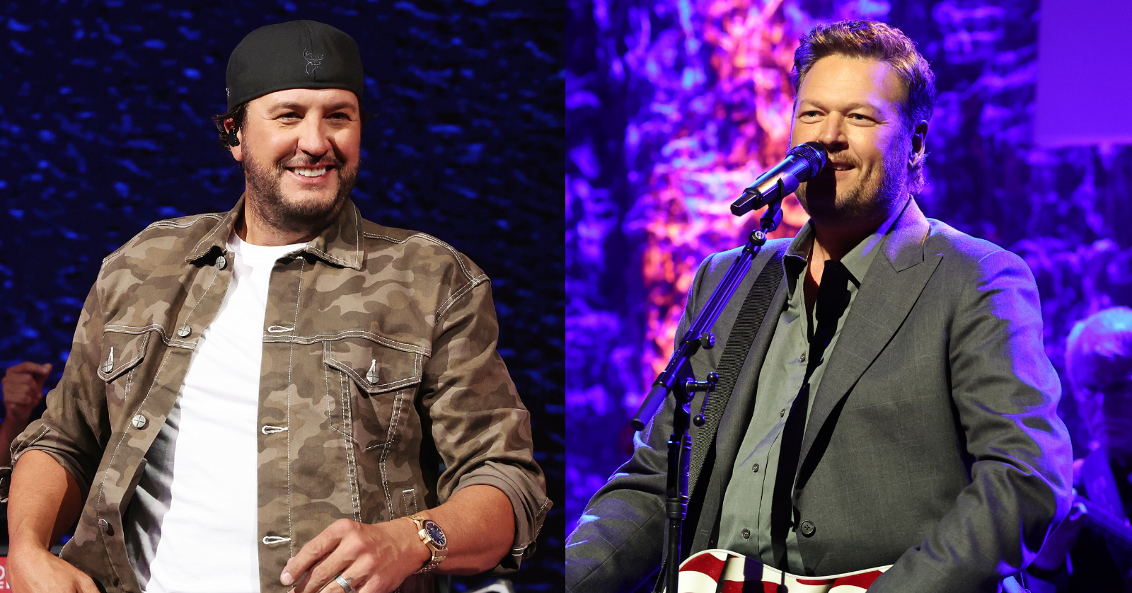 Luke Bryan and Blake Shelton
