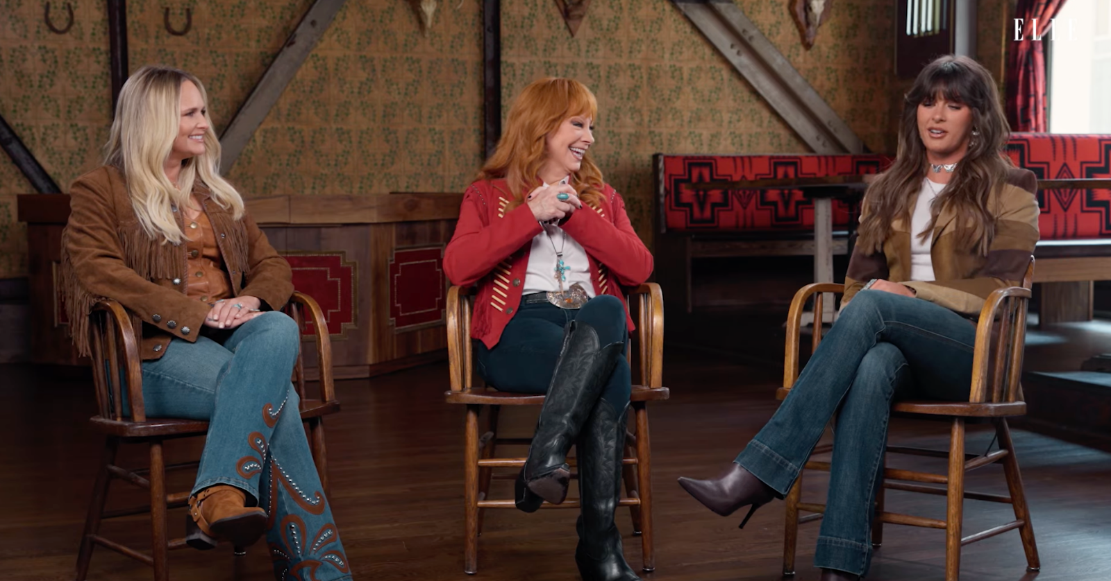 Miranda Lambert, Reba McEntire, and Ella Langley