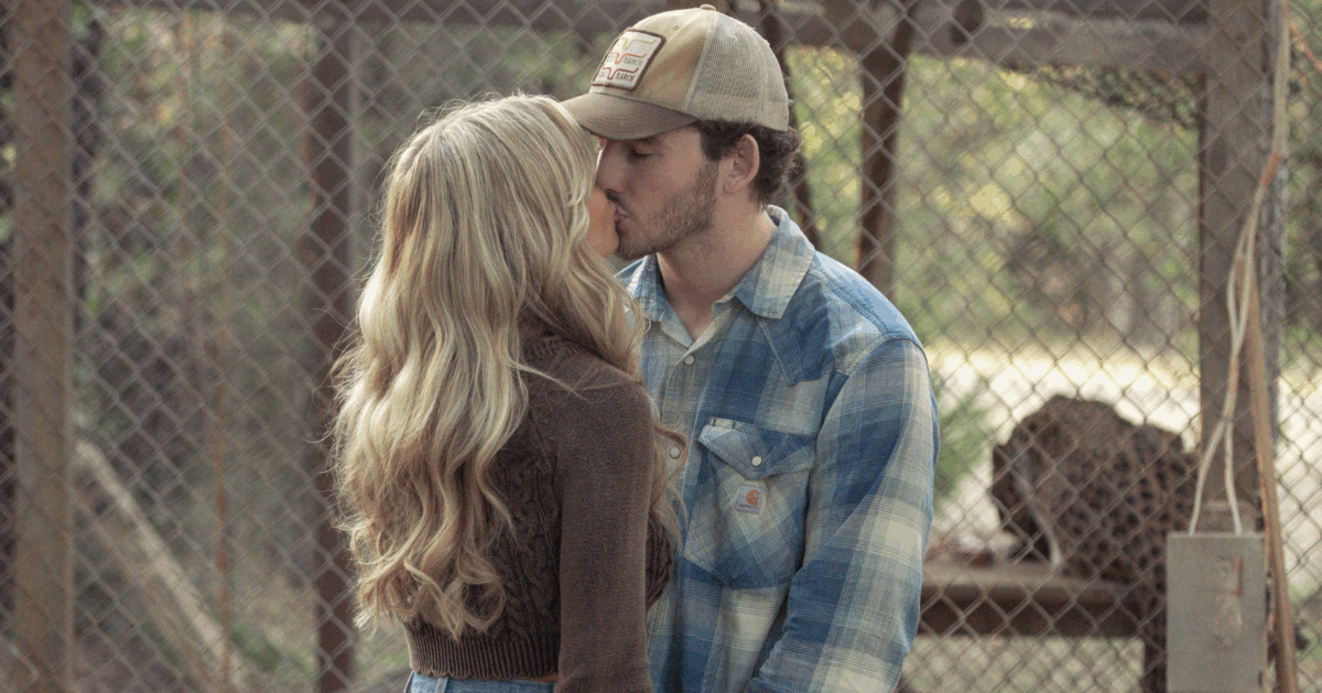 Oreana Jackson, played by Natalie Alyn Lind, and Carter, played by Finn Little, in Dutton Ranch